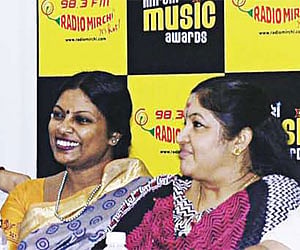 Jury members of ‘Mirchi Music Awards 2010’ in the city.