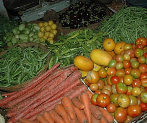 Prices of vegetables also came down by 8.74 per cent, while potatoes became 2.13 per cent cheaper on an annual basis. (Express file photo)