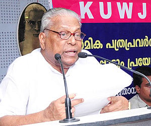 Chief Minister V.S. Achuthanandan.