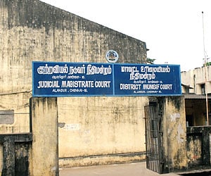 GOOD BYE: The munsif court at Alandur. An new building for the court is awaiting inauguration.