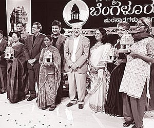 Winners of Namma Bengaluru Awards 2012 winners in  Bangalore on Saturday | Suresh Nampoothiri