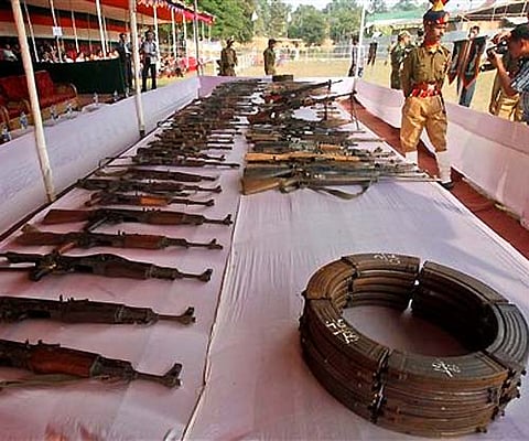 Rebels surrender in Assam