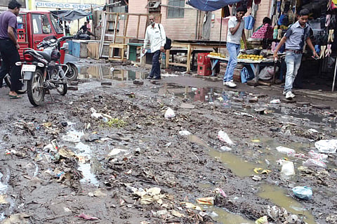 During monsoon, it rains problems