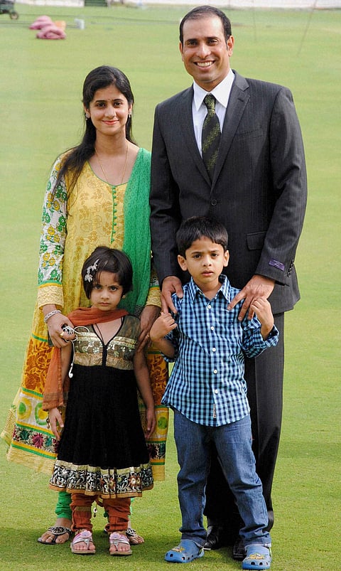 I was taken aback: Laxman’s wife on retirement