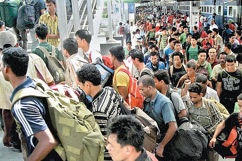 The north-east exodus