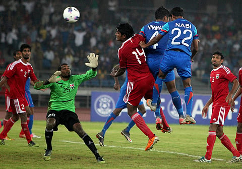 India beat Maldives 3-0 in Nehru Cup