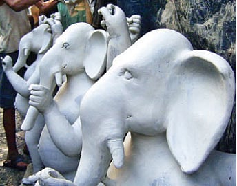 Preparations for Ganesh Chaturti