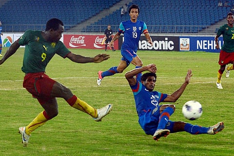 Nehru Cup: Cameroon edge India 1-0