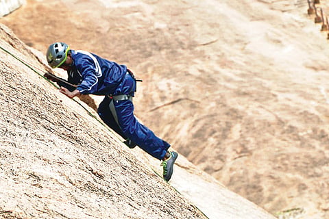It's the climb!