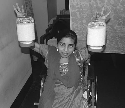 Using her Strong Hands to Fight Odds