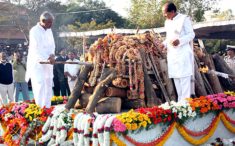 Shivarudrappa Cremated With State Honours