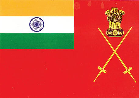 Ex-serviceman rectifies glaring error on army flag