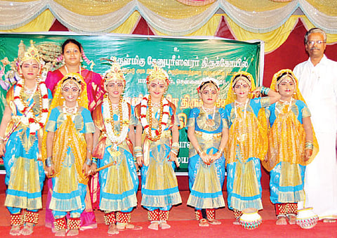 Learners perform ‘Salangai Puja’ 