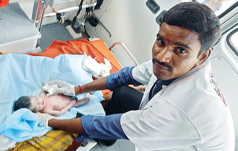 Amby delivery: Woman gives birth on Harrington Road