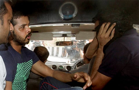 Sreesanth, Chandila sent to Tihar jail