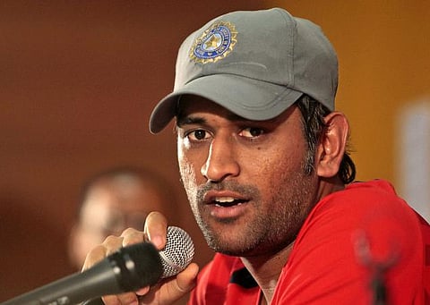 Indian team captain M S Dhoni said there was no pressure on the Indian team to win the championship. (PTI/File)