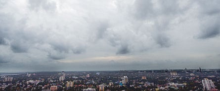 Monsoon clouds gathering