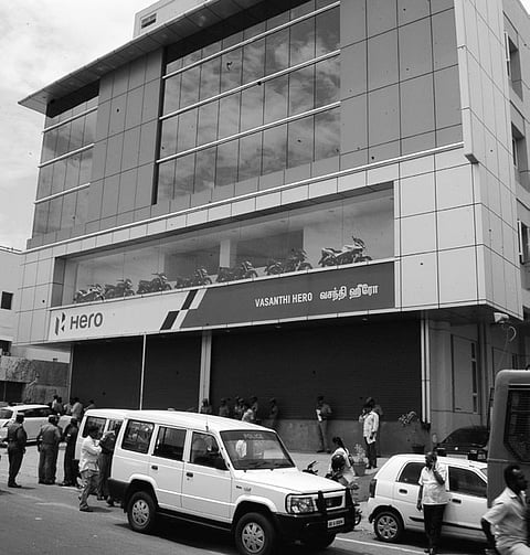 Building owned by Karunanidhi's grand daughter sealed