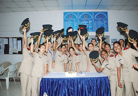 Military nursing cadets graduate