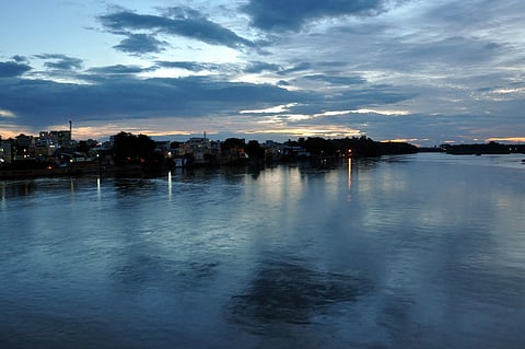 In this file photo, a view of the Cauvery river during sun set. (EPS)