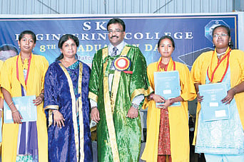 Eighth graduation day at SKR Engineering College