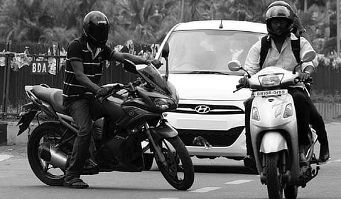 Bikers rule capital roads