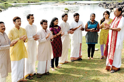 Ragams by the riverside