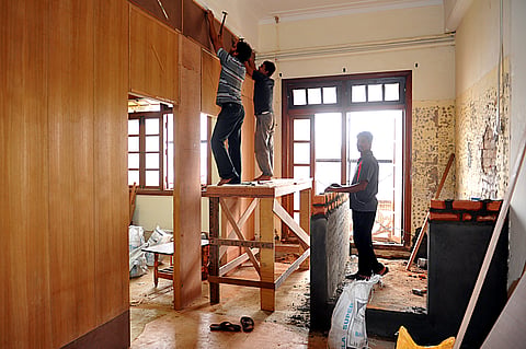 Soudha wall demolition irks BSY