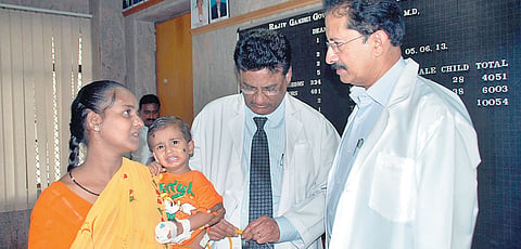 Two-cm-long stone removed from toddler’s kidney