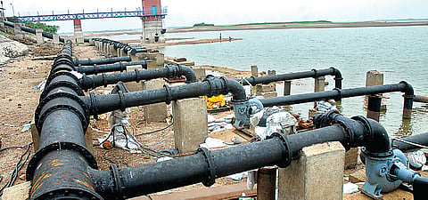 Krishna water flow to city resumes