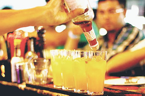 Juggling the bar with flair and fire