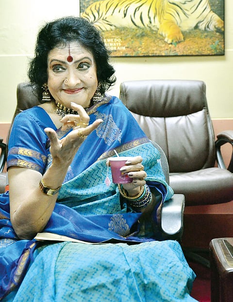 There's no slowing down for Vyjayanthimala