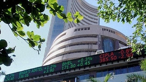 Sensex Surges 128 Points; Healthcare Stocks Gain