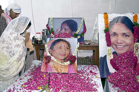 On July 25, 2001 Phoolan Devi, then Samajwadi Party MP from Mirzapur in Uttar Pradesh, was shot dead outside her residence at Ashoka Road in New Delhi | PTI 