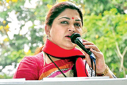 Khushbu TV show controversy: Congress keeps distance