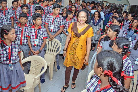 Students Surprise Jaishree Misra