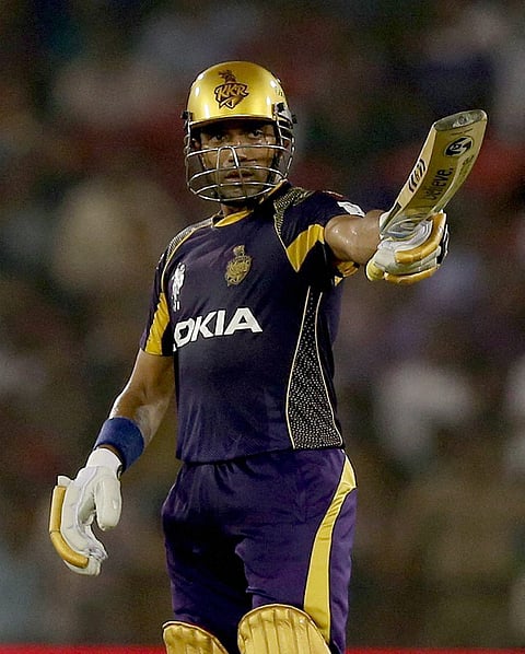Uthappa's 80 Keeps Knights in Play-offs Hunt