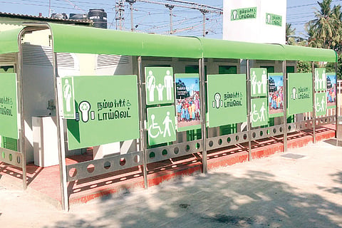 Unlimited 'Downloads' at First Namma Toilet in Chennai Suburb