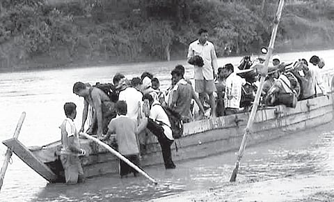 Ban on Ferry Services Cuts off Riverside Villages