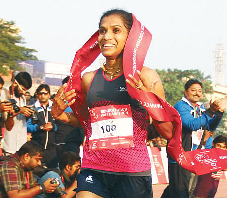Jaisha Marks Mumbai Marathon Debut with New Elite Indian Record