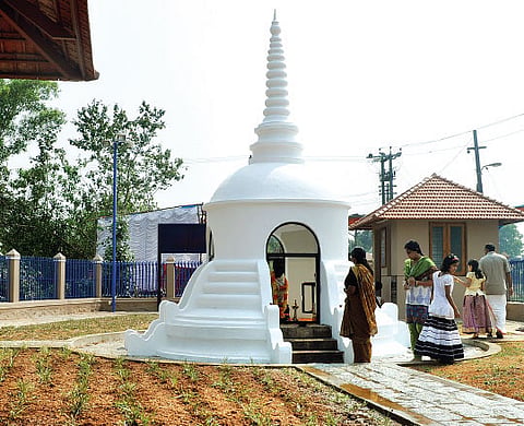 Renovated Buddhist Relic at Karimadi Opened for Public