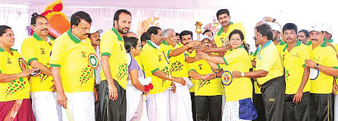 Torch Relay Heralding 35th National Games Begins