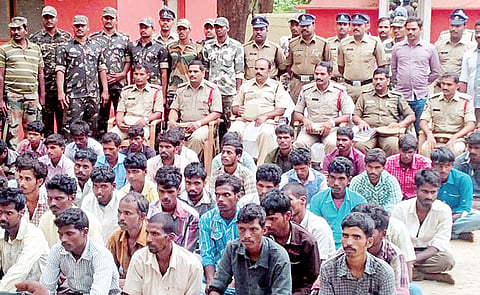 AP Police Nab 61 More Woodcutters from TN, Refuse to File FIR against Task Force Personnel