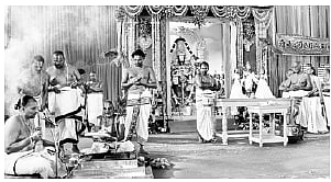 Devotees Witness Visesha Puja