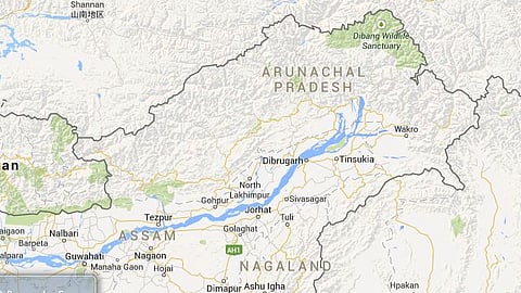 A screen grab from Google showing Arunachal Pradesh. (Google Maps)