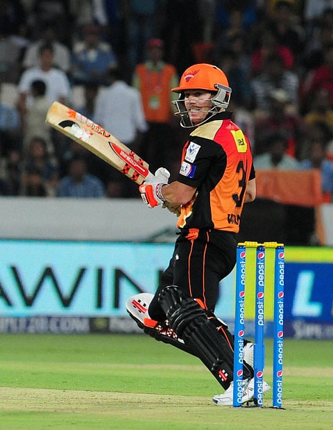 SRH Skipper Warner Chooses to Bat First Against Kings XI