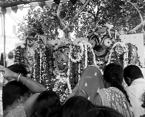 It's Only Change of Robes for Deities of Haribaldev Temple 