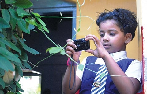 Class IV City Girl's Day out with Camera on Birthday Brings Her Laurels