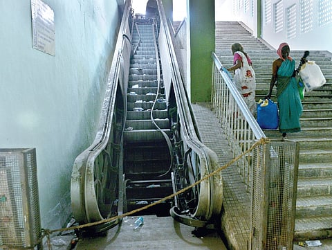 An 'Escalator' of Chennai MRTS Commuters' Woes