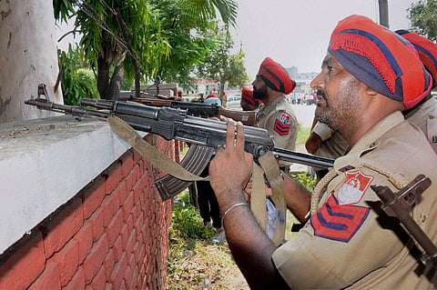 Punjab Terror Strike: CCTV Footage Shows Well Armed Terrorists